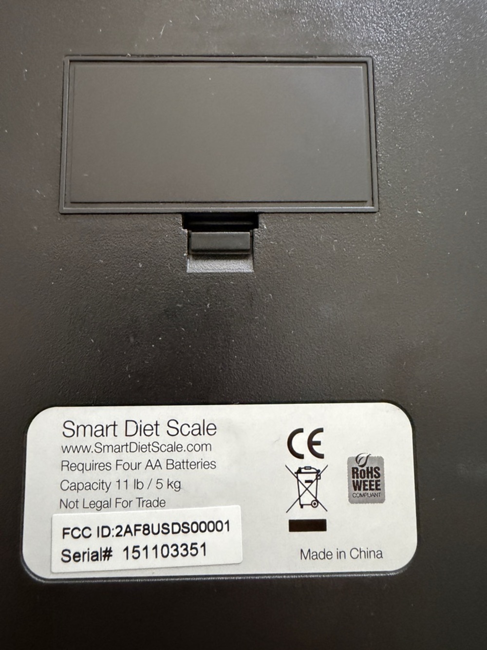 - Silver Smart Kitchen Scale with Bluetooth - Picture 9 of 9